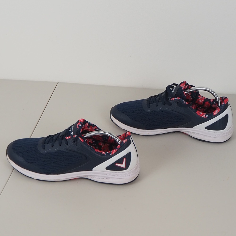 Callaway Golf Coronado v2 Shoes, Blue/Red/White Floral Women's 10, CGW404BWR - Picture 6 of 10